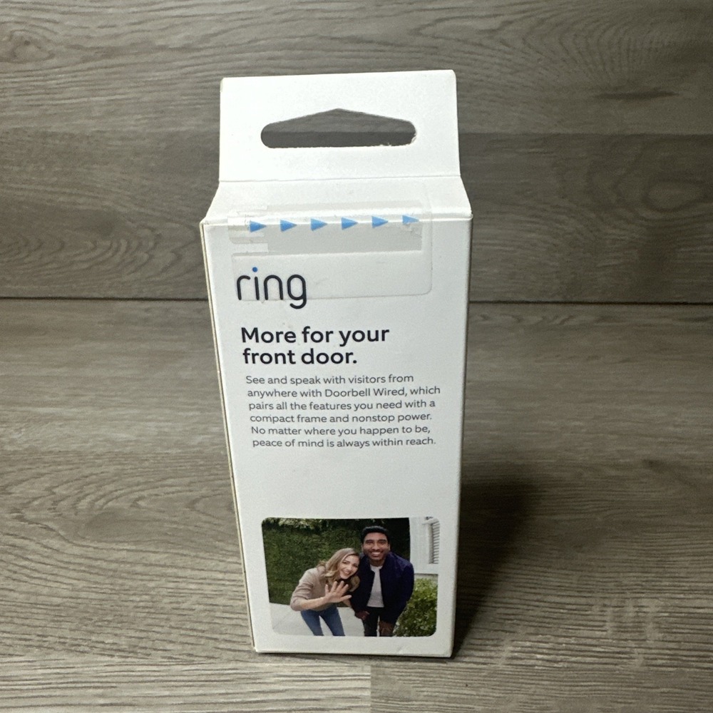 Ring Video Doorbell Wired Black Two-way Talk / Night Vision NEW - Picture 3 of 5